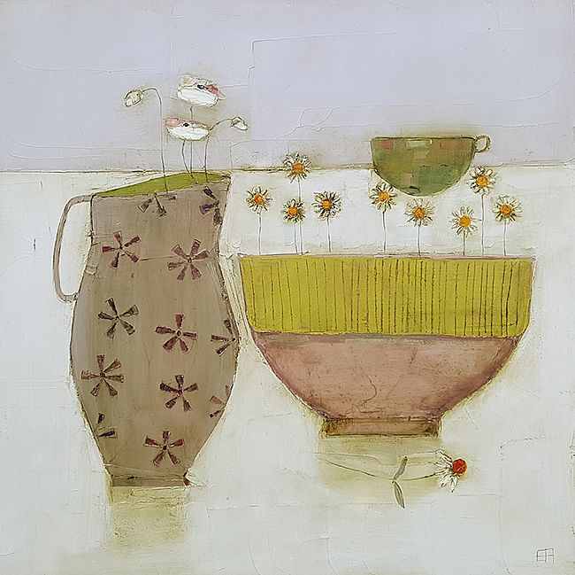 Eithne  Roberts - Tabletop with yellow bowl